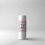 Copo de tubo personalizado resistente de 230 ml Tube cor branco