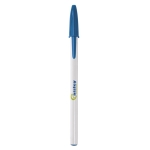 Canetas para brindes com tampa tinta azul BIC® Style Opaco cor azul