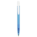 Caneta BIC® Media Clic Clear | Tinta azul cor azul