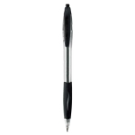 Caneta BIC® Atlantis® Clear | Tinta preta cor preto