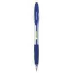 Caneta BIC® Atlantis® Clear | Tinta preta cor azul