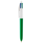 Caneta com logo barata de tinta quadricolor BIC® 4 Colours cor verde