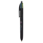 Caneta BIC® 4 Colours Fashion cor preto