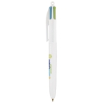 Caneta BIC® 4 Colours Fashion cor branco