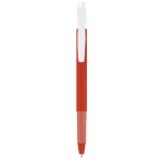 Lapiseira BIC® Media Clic Grip Clear cor vermelho transparente