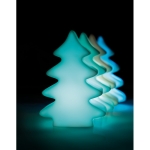 Árvore de plástico com luzes coloridas para decoração Luminosa Tree cor branco segunda vista conjunto