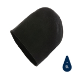 Gorros de inverno ecológicos com patch com logo e design Clássico Eco cor preto