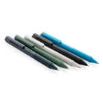 Caneta de tinta alemã com silicone tinta azul Solid Minimalist cor verde vista geral