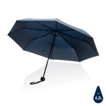 Guarda-chuva dobrável de plástico reciclado cores vivas ø95 Aware RPET cor azul-marinho