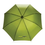 Guarda-chuva automático grande com materiais reciclados ø103 Aware RPET cor verde vista com logo