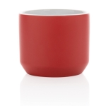 Caneca promocional de cerâmica de design moderno de 350ml Modern cor vermelho terceira vista