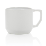 Caneca promocional de cerâmica de design moderno de 350ml Modern cor branco segunda vista