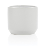 Caneca promocional de cerâmica de design moderno de 350ml Modern cor branco terceira vista