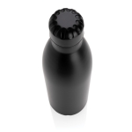 Garrafa de aço grande com função térmica 750ml Lifestyle Premium cor preto terceira vista