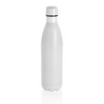 Garrafa de aço grande com função térmica 750ml Lifestyle Premium cor branco