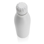 Garrafa de aço grande com função térmica 750ml Lifestyle Premium cor branco terceira vista