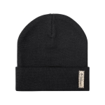 Gorro de algodão orgânico de alta qualidade 400 g/m2 Organic Cotton cor preto primeira vista