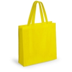 Saco de non-woven laminado de acabamento mate 110 g/m2 Holdall cor amarelo