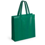 Saco de non-woven laminado de acabamento mate 110 g/m2 Holdall cor verde