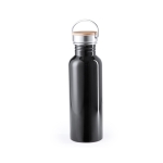 Garrafa de aço de estilo retro com cores brilhantes 800ml Inox Retro cor preto primeira vista