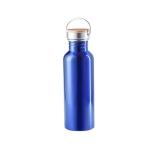 Garrafa de aço de estilo retro com cores brilhantes 800ml Inox Retro cor azul primeira vista