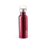 Garrafa de aço de estilo retro com cores brilhantes 800ml Inox Retro cor vermelho primeira vista