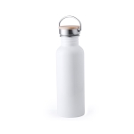 Garrafa de aço de estilo retro com cores brilhantes 800ml Inox Retro cor branco primeira vista