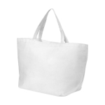 Saco personalizável em non-woven multiúsos 80 g/m2 Full Sized cor branco segunda vista frontal