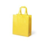 Saco tnt personalizado mate resistente 15 kg 110 g/m2 Stronger Matt cor amarelo primeira vista