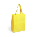 Saco TNT resistente pequeno em cor viva 80 g/m2 Shopping Colors cor amarelo primeira vista