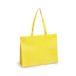 Saco de asas compridas de non-woven com fole 80 g/m2 Fifth Avenue XL cor amarelo primeira vista