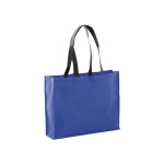 Saco non-woven de cor viva, resistente 9 kg 100 g/m2 Black Handle cor azul primeira vista