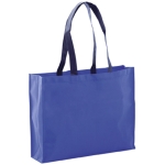 Saco non-woven de cor viva, resistente 9 kg 100 g/m2 Black Handle cor azul