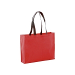 Saco non-woven de cor viva, resistente 9 kg 100 g/m2 Black Handle cor vermelho primeira vista