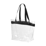 Sacos tote transparentes com controlo de segurança Transparent cor preto segunda vista