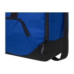 Mala de viagem personalizada de plástico reciclado colorida Sport cor azul real vista detalhe 2