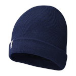 Gorros sustentáveis para empresa e publicidade Elevate Hale cor azul-marinho