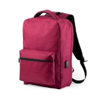 Mochila com bolso antirroubo e RFID para portátil de 15'' University cor vermelho primeira vista