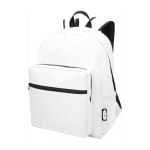 Mochila reciclada colorida personalizada Escolar Master cor branco