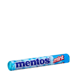 Pastilhas de menta com embalagem com logo Mentos Candy Roll Menta vista principal