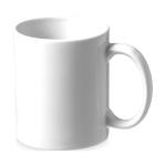 Caneca para sublimar branca apta para lava-louça 330ml Sublim White cor branco segunda vista frontal