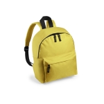 Mochila acolchoada de poliéster 600D para crianças Leisure cor amarelo primeira vista