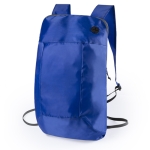 Mochila dobrável personalizada de poliéster 210D Light cor azul