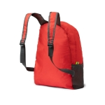 Mochila de viagem personalizada resistente dobrável de ripstop Compact cor vermelho segunda vista