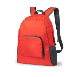 Mochila de viagem personalizada resistente dobrável de ripstop Compact cor vermelho