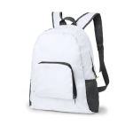 Mochila de viagem personalizada resistente dobrável de ripstop Compact cor branco primeira vista