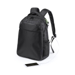 Mochila impermeável portátil de 15'', entrada auriculares Waterproof cor preto primeira vista