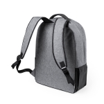 Mochila bicolor de plástico reciclado para portátil de 15'' Longevity cor cinzento primeira vista