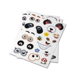 Conjunto de autocolantes de animais para crianças Jogo Animal Stickers cor branco quarta vista