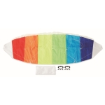 Papagaio com estética arco-íris apresentado em saco Kite Rainbow cor multicolor